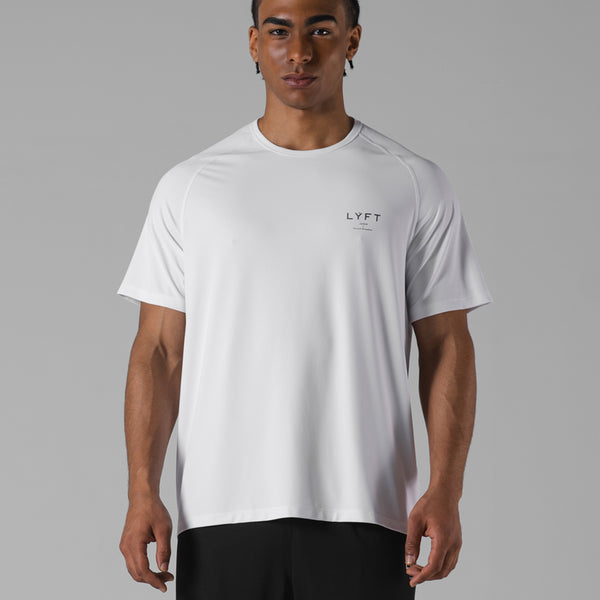 LÝFT Athletic Mesh Raglan Sleeve T-Shirt - White LÝFT Athletic Mesh Raglan Sleeve T-Shirt - White