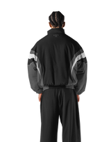 SWITCH LAYER™ 2Line TRACK | BLACK Puffer Jacket V.2 - Black