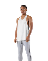 Logo Line Stretch Training Tanktop - White