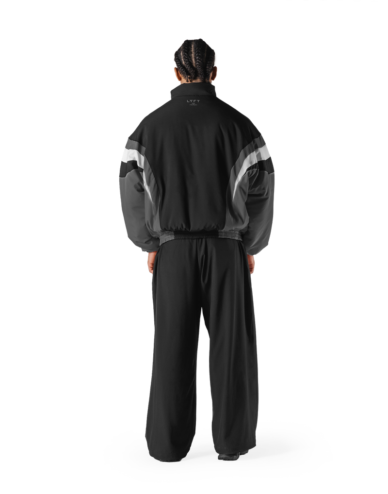 SWITCH LAYER™ 2Line TRACK | BLACK Puffer Jacket V.2 - Black