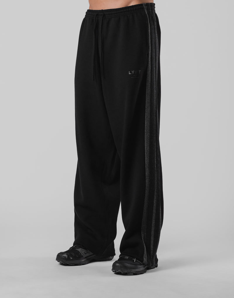2Line Wide Sweat Pants - Black Special – LÝFT