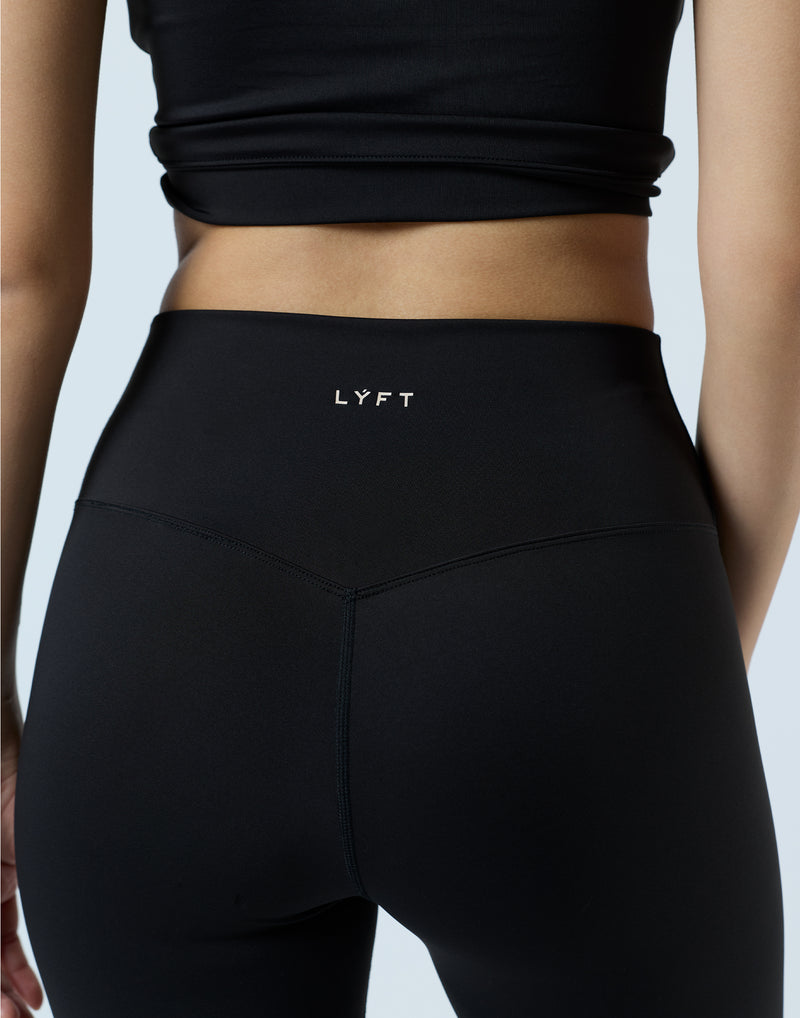 Slim Fit Stretch Leggings - Black – LÝFT