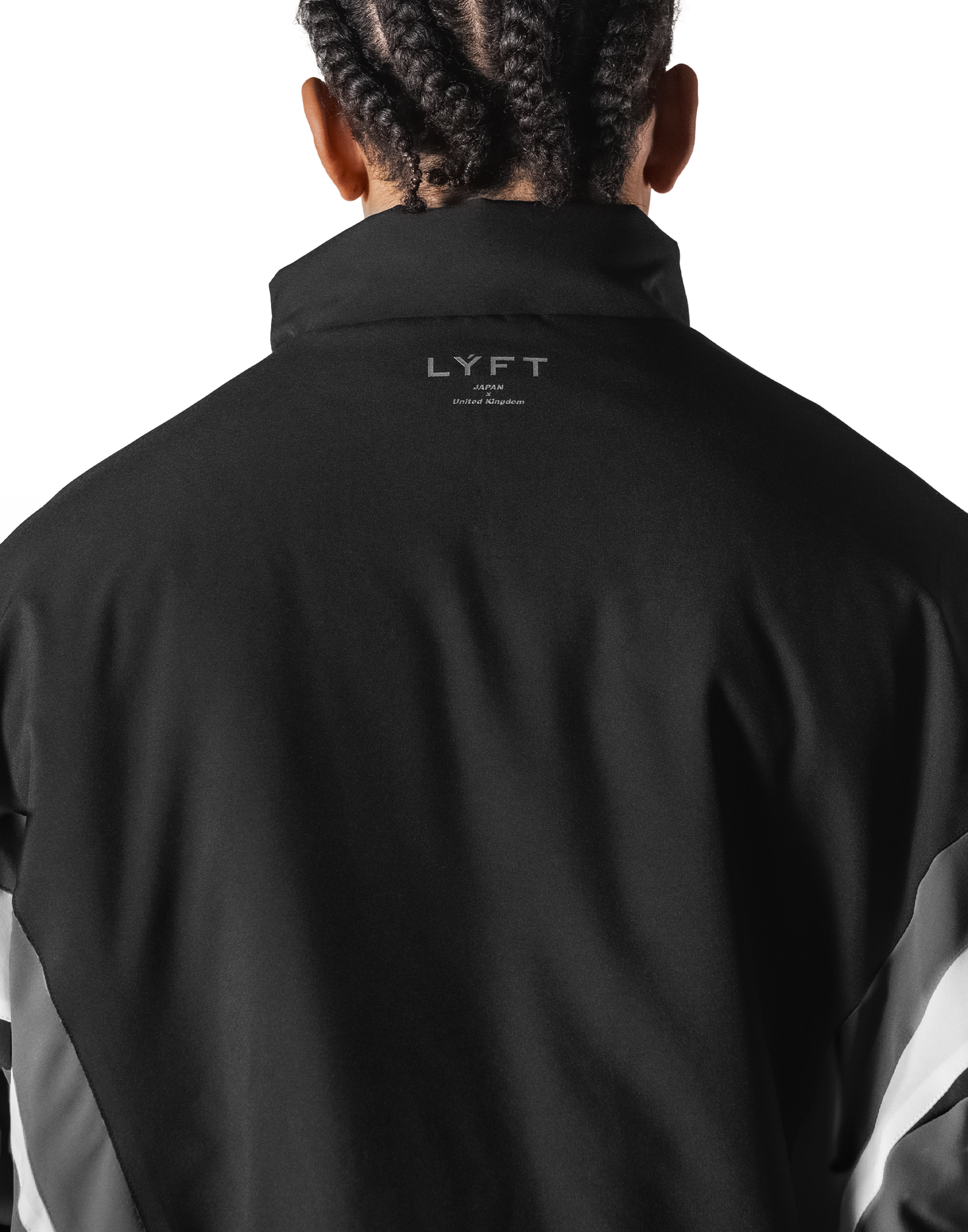 SWITCH LAYER™ 2Line TRACK | BLACK Puffer Jacket V.2 - Black – LÝFT