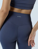 Slim Fit Stretch Leggings - Navy
