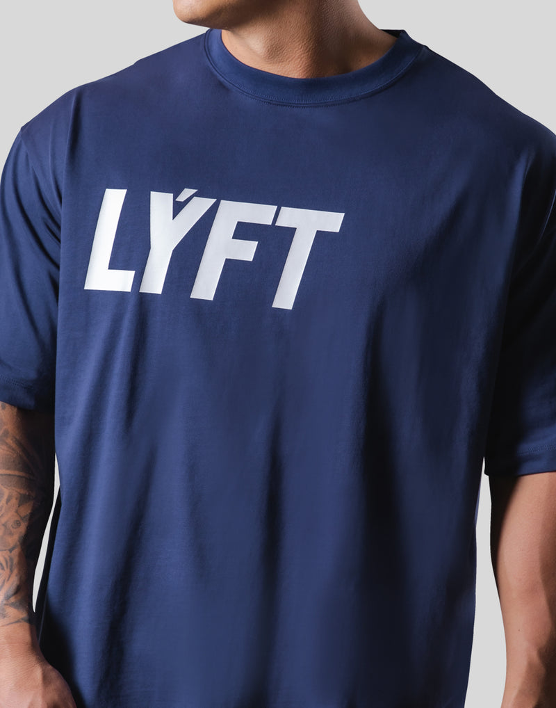 LÝFT × WIND AND SEA Big T-Shirt - Navy