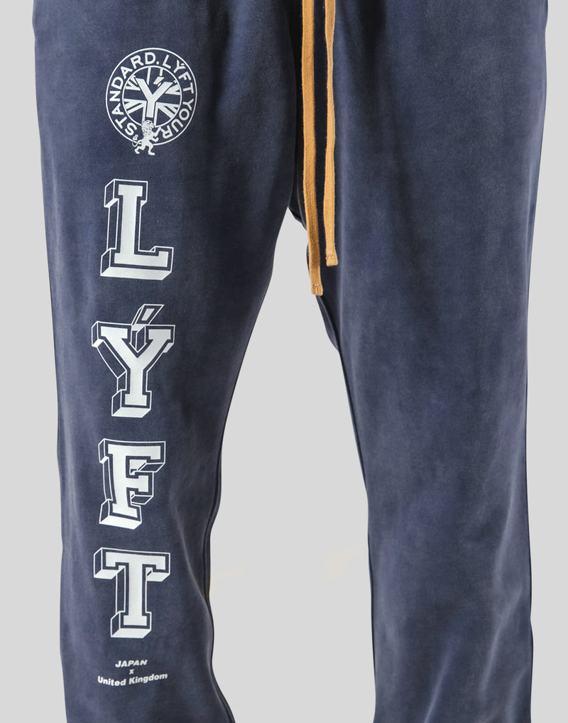 College Logo Vintage Sweat Pants - Navy