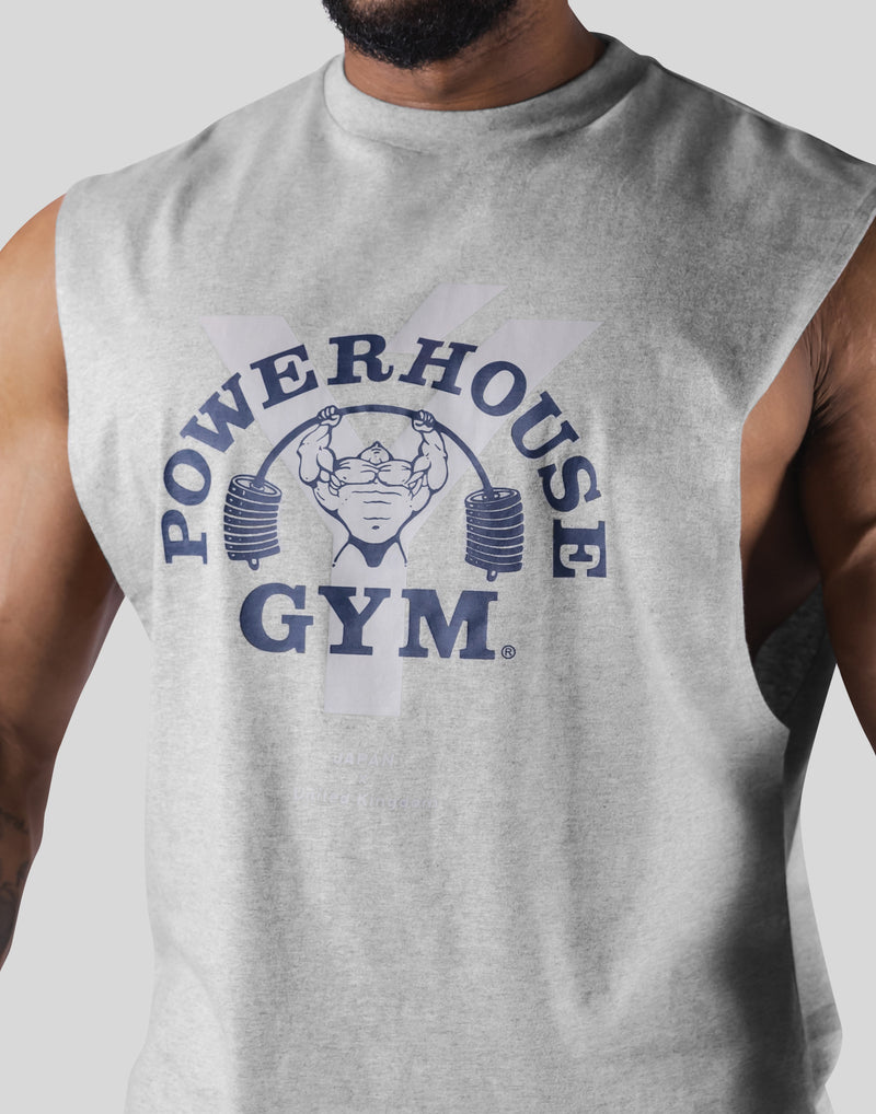 LÝFT × Power House Gym No Sleeve- Grey