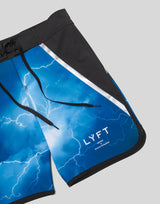 Thunder Graphic Stage Shorts - Blue