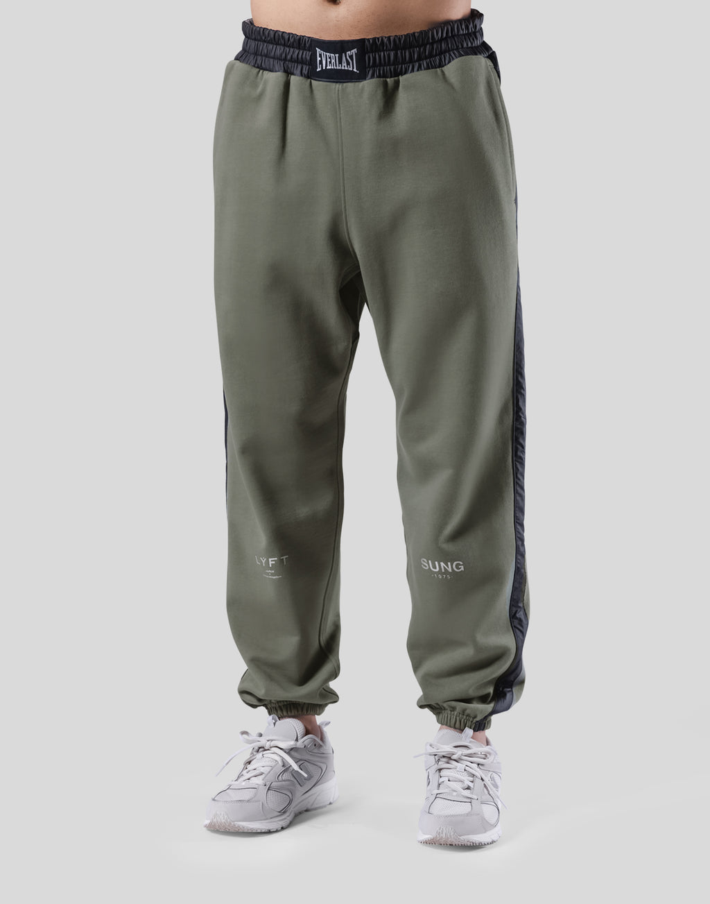 LÝFT x EVERLAST x SUNG Oversize Sweat Pants - Olive