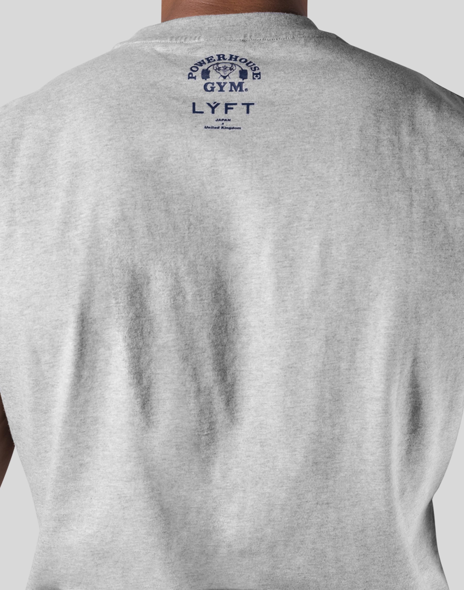 LÝFT × Power House Gym No Sleeve- Grey