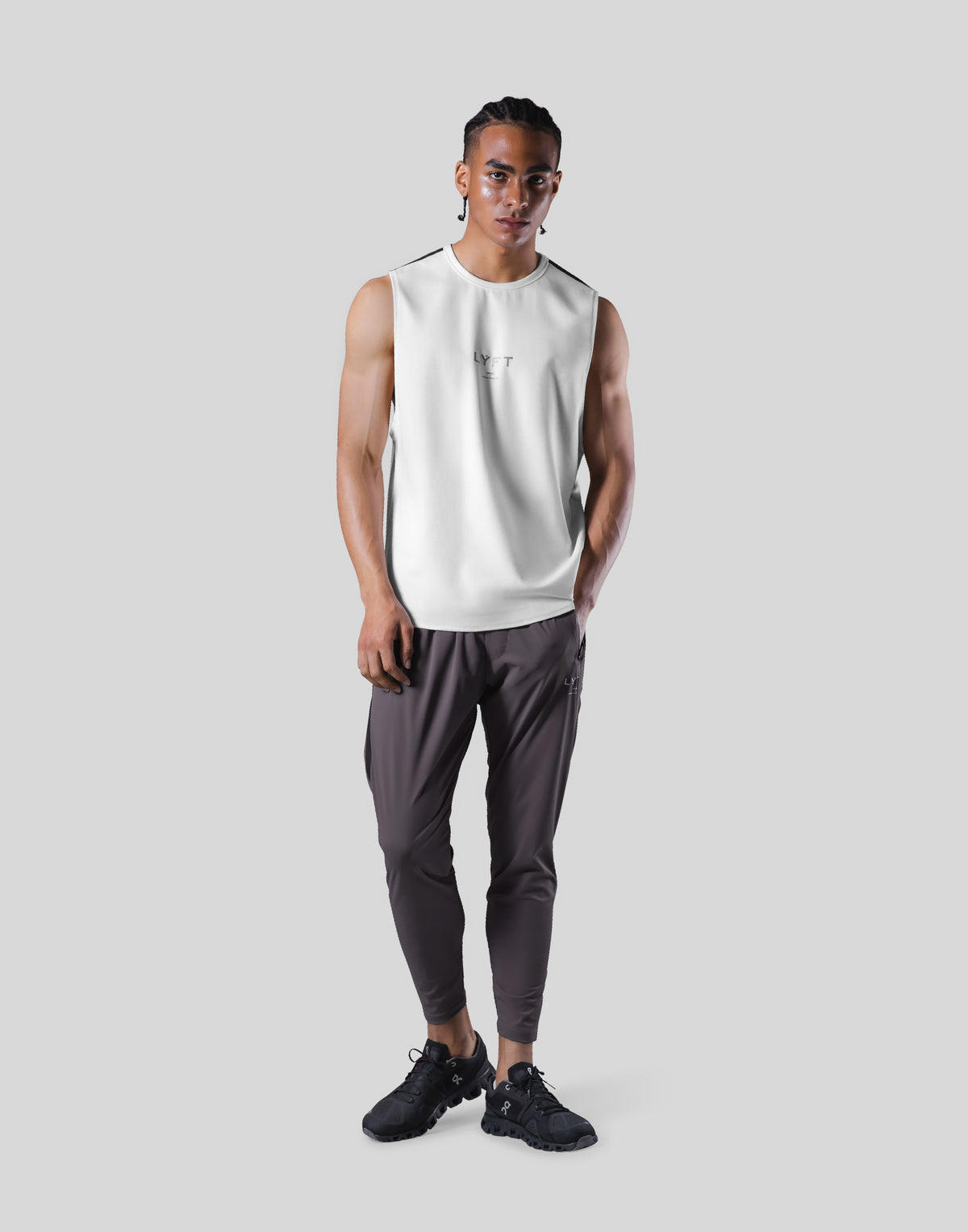 One Line Stretch No Sleeve - White