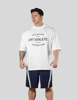 LÝFT Athletic Logo Extra Big T-Shirt - White