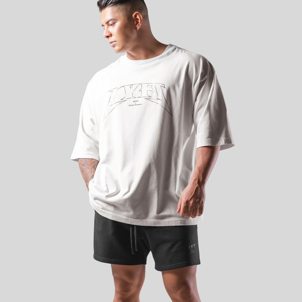 Metal logo Extra Big T-Shirt - Ivory