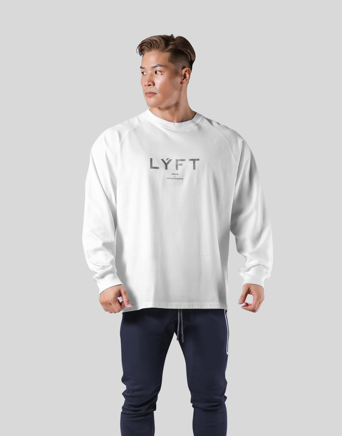 New Flag Oversize Long T-Shirt - White