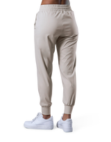 2Way Stretch Pleats Pants - Ivory