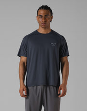 LÝFT Athletic Mesh Raglan Sleeve T-Shirt - D.Grey