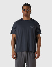 LÝFT Athletic Mesh Raglan Sleeve T-Shirt - D.Grey