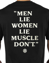 Back Message Big T-Shirt - Black