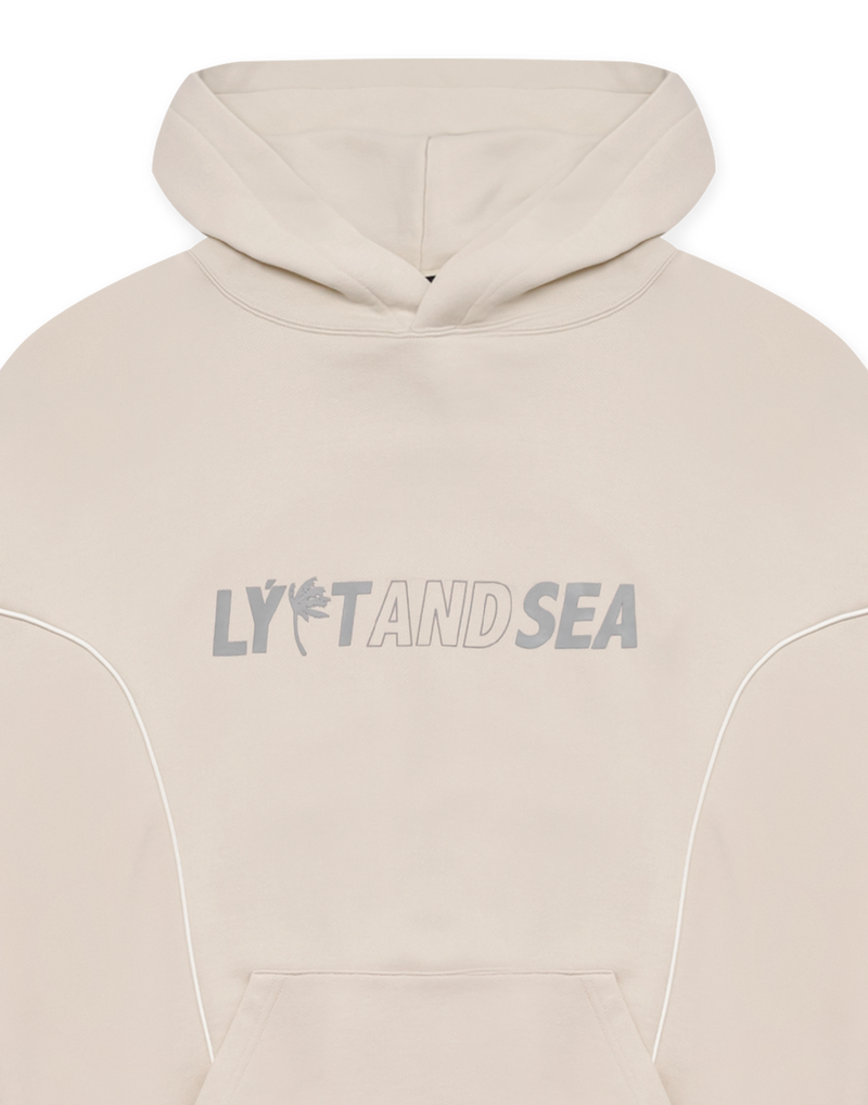 LÝFT × WIND AND SEA Piping Sweat Hoodie - Ivory