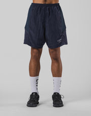 V-Form Wide Shorts - Navy