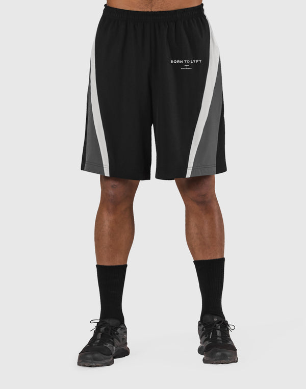2Line Wide Shorts V.2 - Black – LÝFT