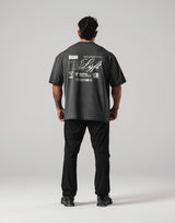 Extend Cotton Team LÝFT Graphic Big T-Shirt - Black