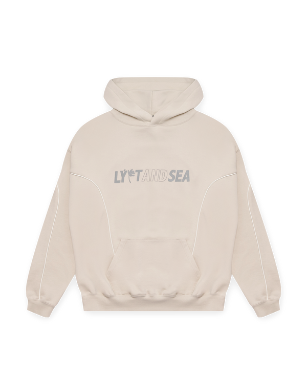 LÝFT × WIND AND SEA Piping Sweat Hoodie - Ivory