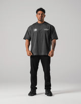 Extend Cotton Team LÝFT Graphic Big T-Shirt - Black