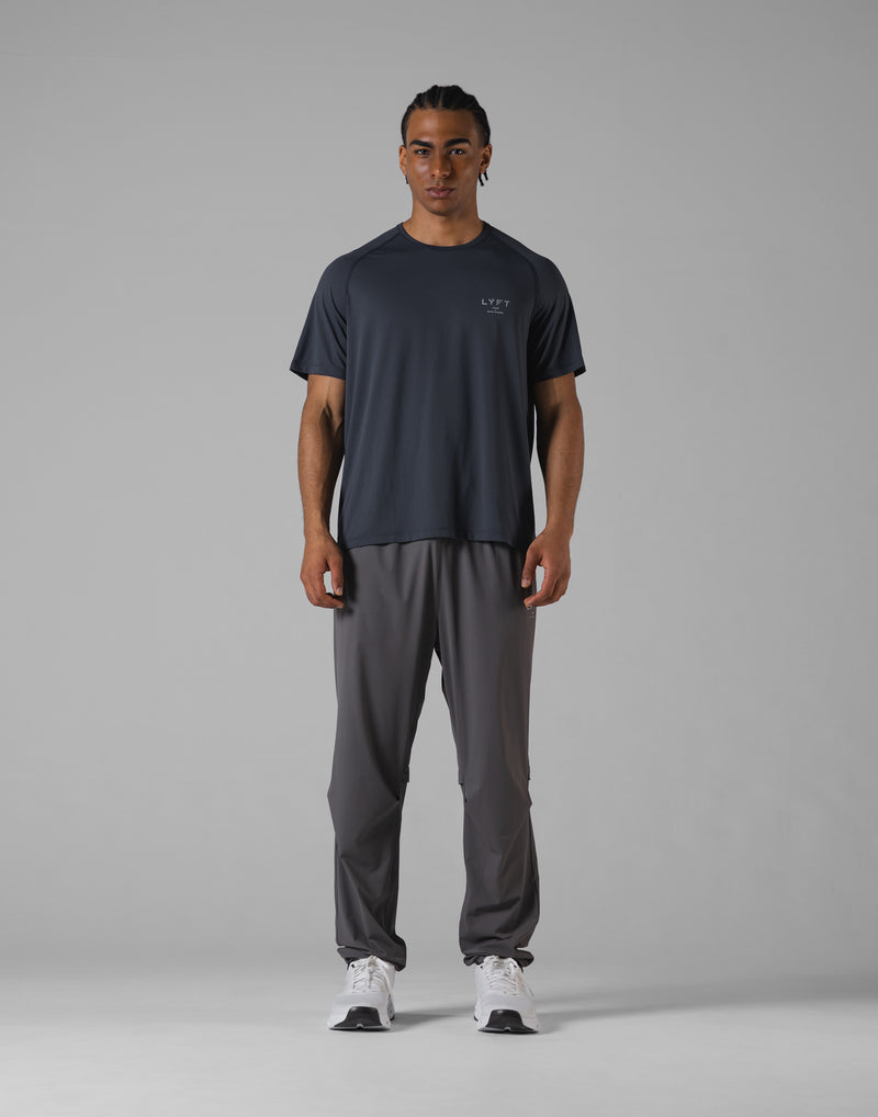 LÝFT Athletic Mesh Raglan Sleeve T-Shirt - D.Grey