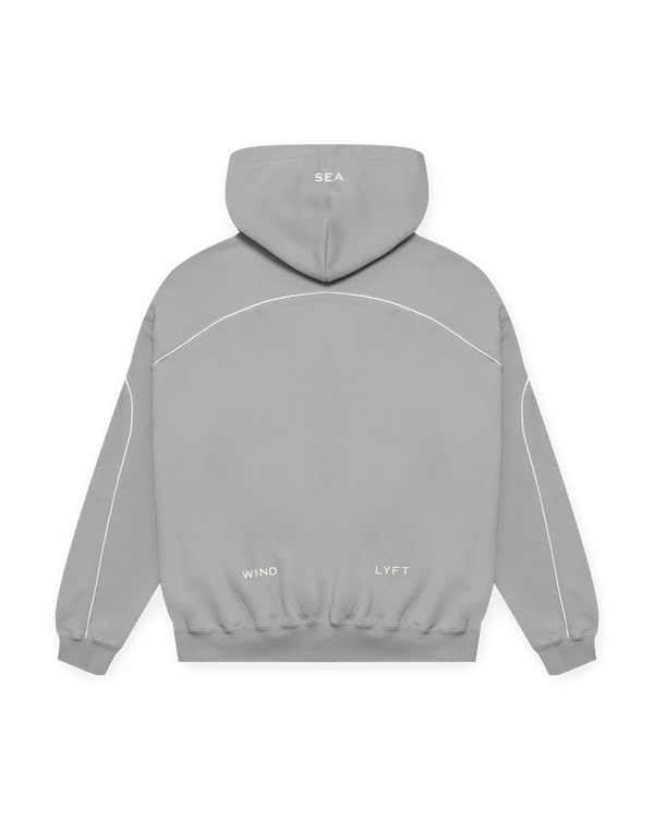 LÝFT × WIND AND SEA Piping Sweat Hoodie - Grey