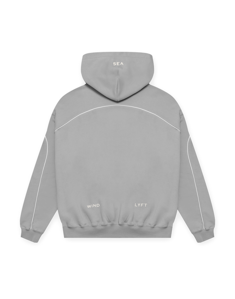 LÝFT × WIND AND SEA Piping Sweat Hoodie - Grey