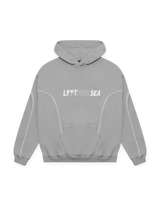 LÝFT × WIND AND SEA Piping Sweat Hoodie - Grey