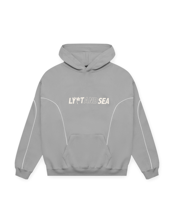 LÝFT × WIND AND SEA Piping Sweat Hoodie - Grey