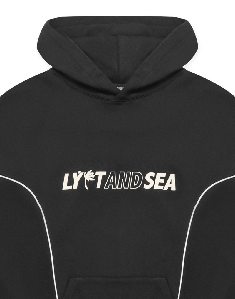 LÝFT × WIND AND SEA Piping Sweat Hoodie - Black