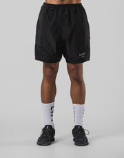 V-Form Wide Shorts - Black