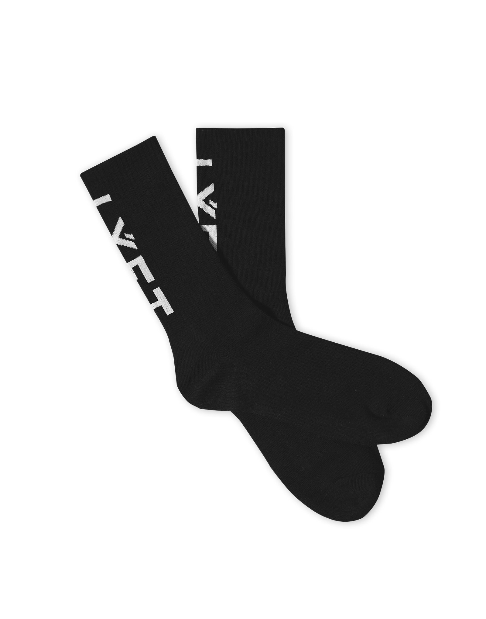 【新品未使用】Side LÝFT Logo Socks - 黒＆白 3足セット Side LÝFT Logo Socks - White