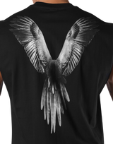 Bird Graphic No Sleeve - Black