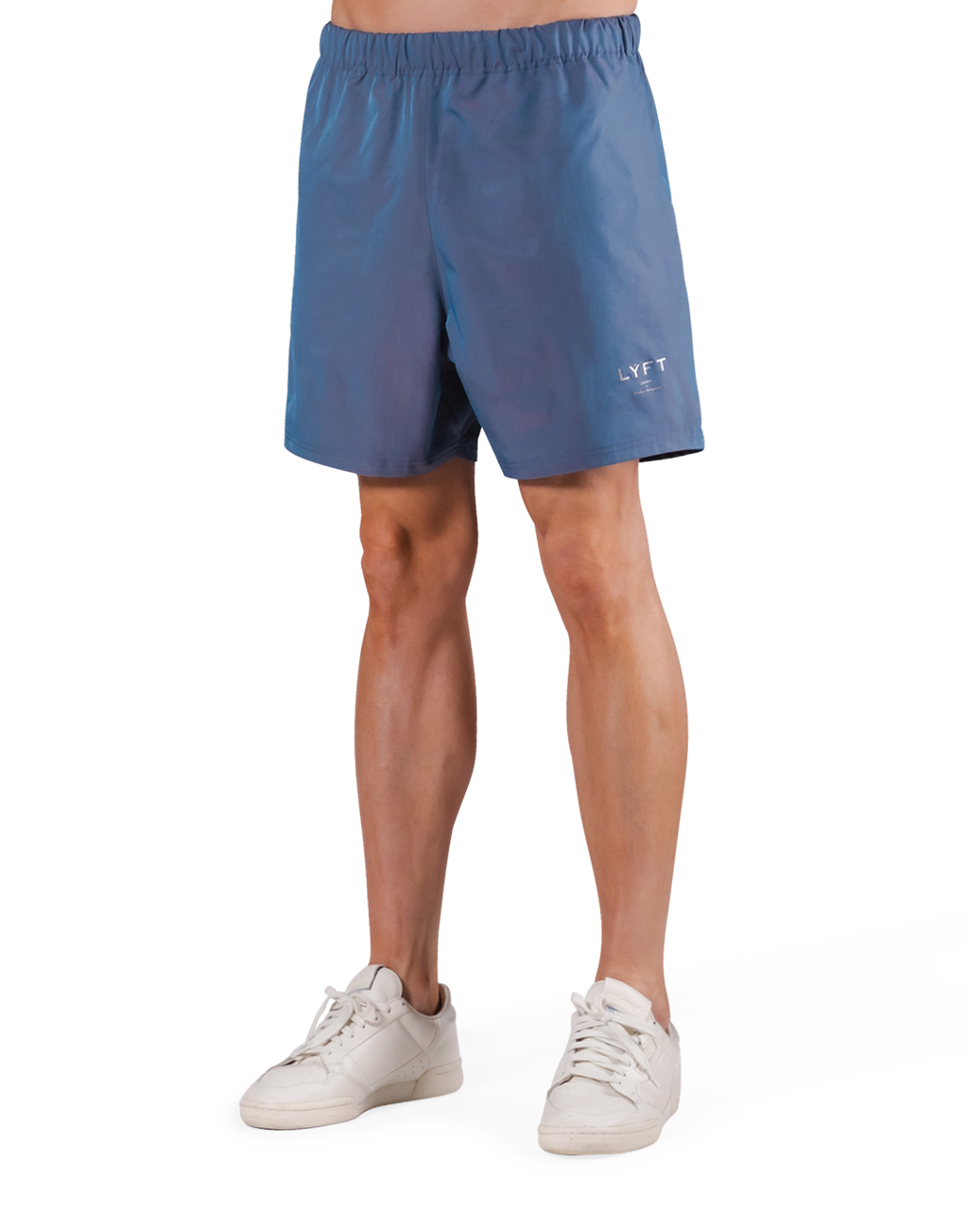 Glossy Nylon Shorts - Blue – LÝFT