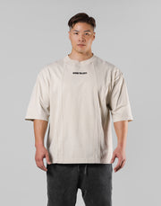 Vintage Original Pattern Extra Big T-Shirt - Ivory