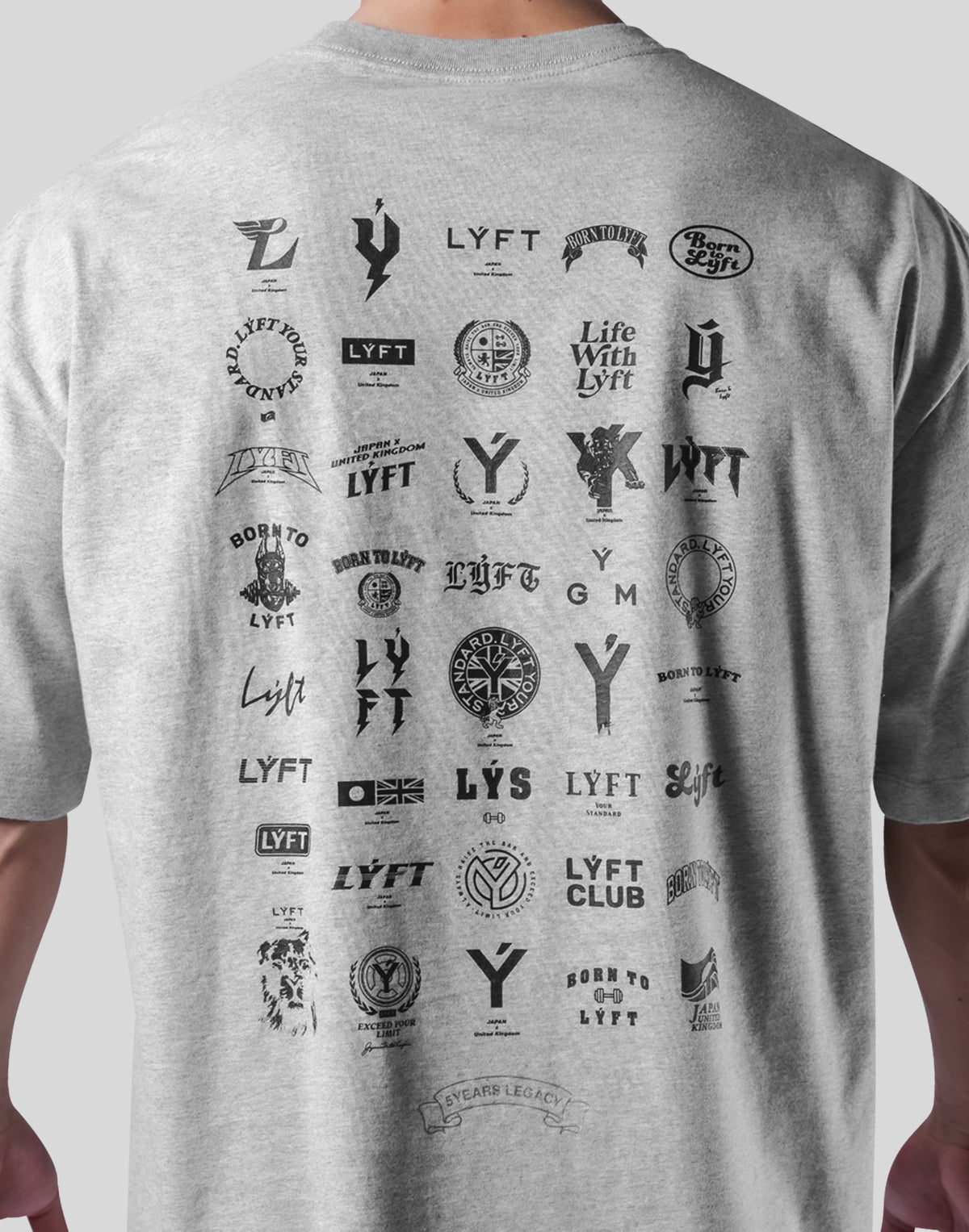 Heritage Logo Big T-Shirt - Grey