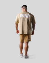 LÝFT × WIND AND SEA Big T-Shirt - Beige