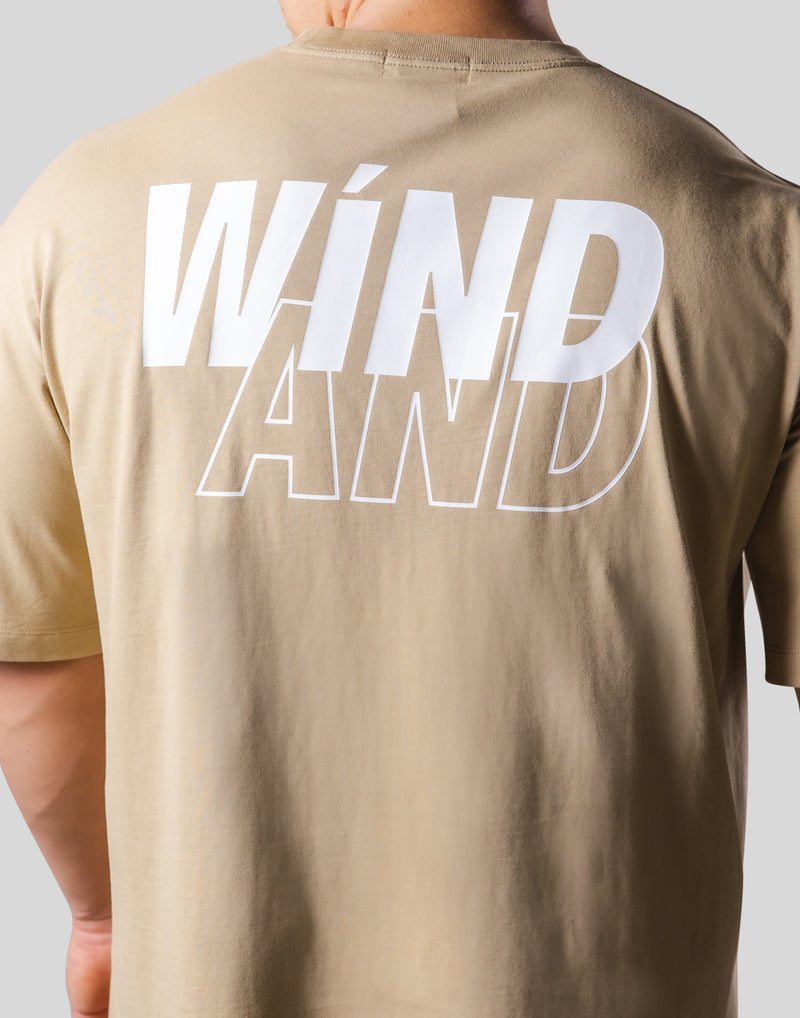 受注商品】LÝFT × WIND AND SEA Big T-Shirt - Beige