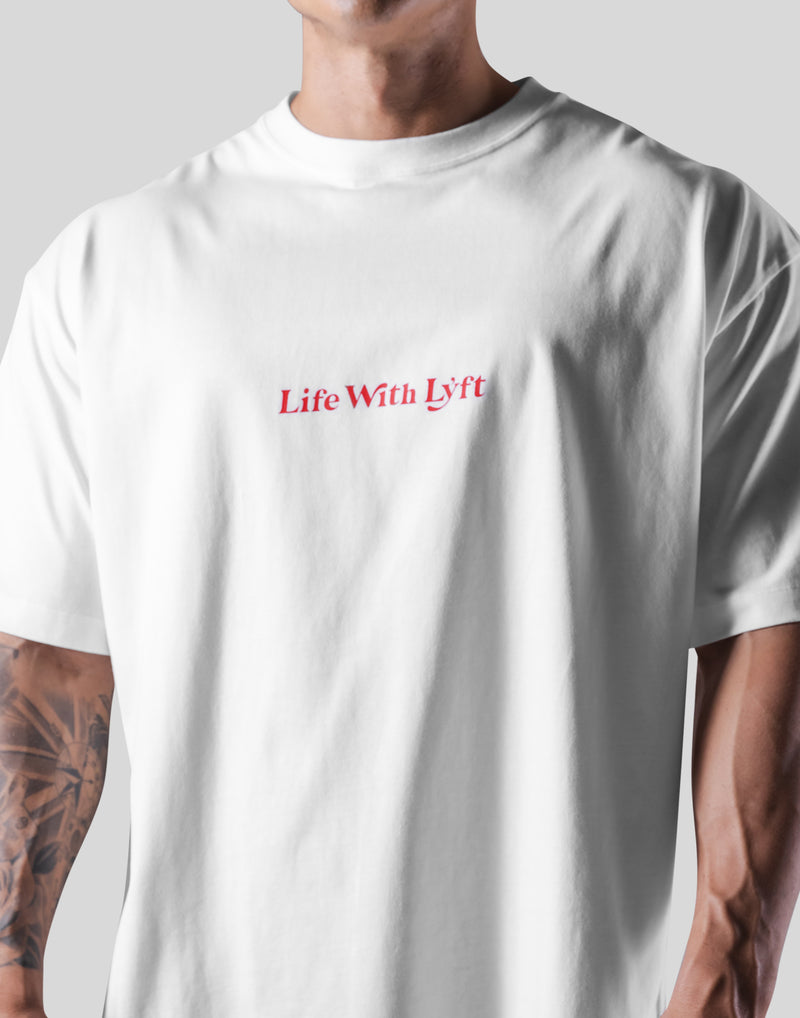 Life With LÝFT Big T-Shirt - White