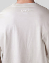 Wing L Logo Big T-Shirt - Beige