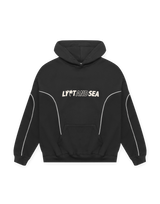 LÝFT × WIND AND SEA Piping Sweat Hoodie - Black