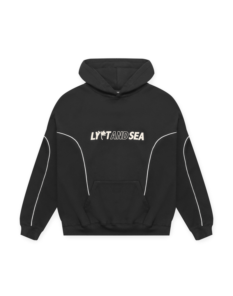 LÝFT × WIND AND SEA Piping Sweat Hoodie - Black