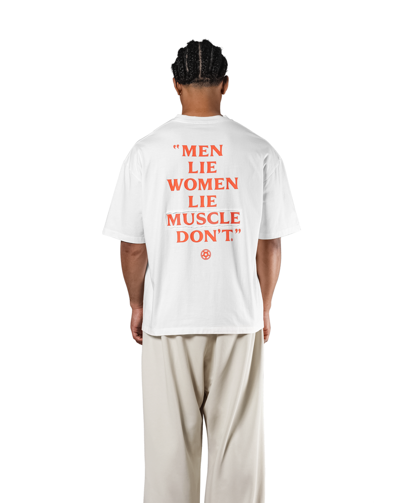Back Message Big T-Shirt - White
