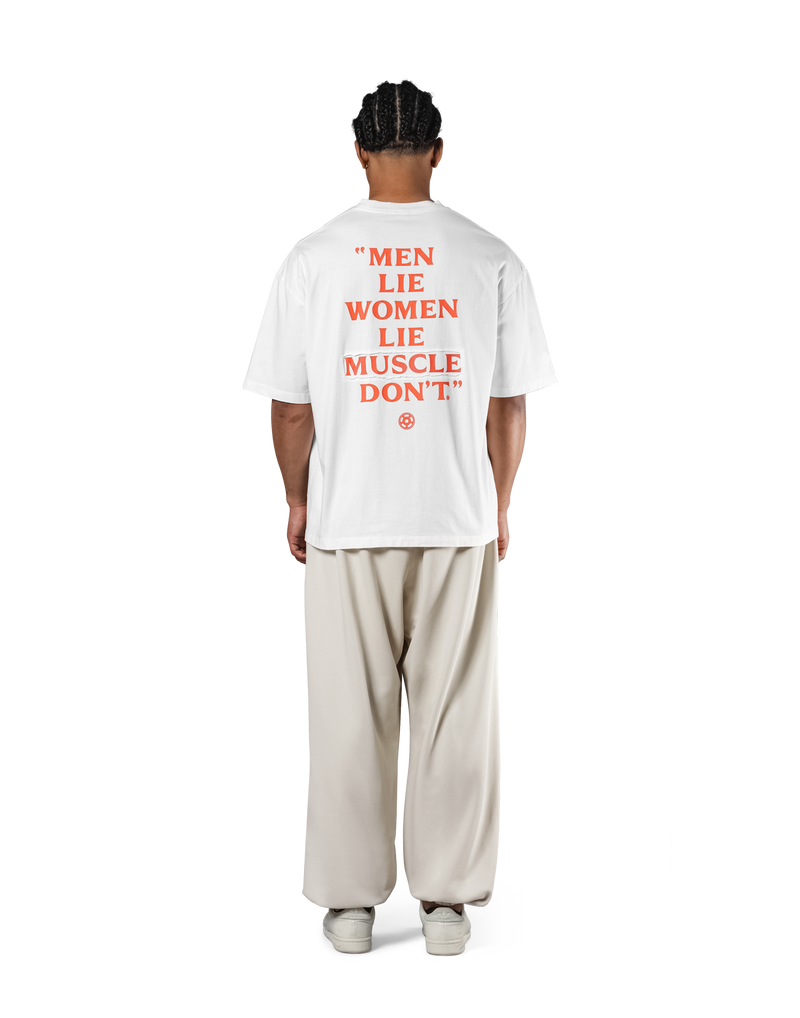 Back Message Big T-Shirt - White