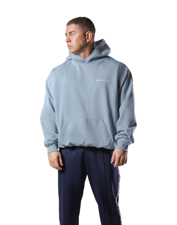 LÝFT Circle Sweat Hoodie - L.Blue