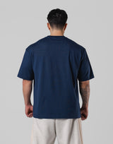 LÝFT ONE Graphic Big T-Shirt - Navy